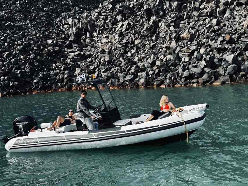 Private Day RIB Cruise with Volcano & Thirassia Visit