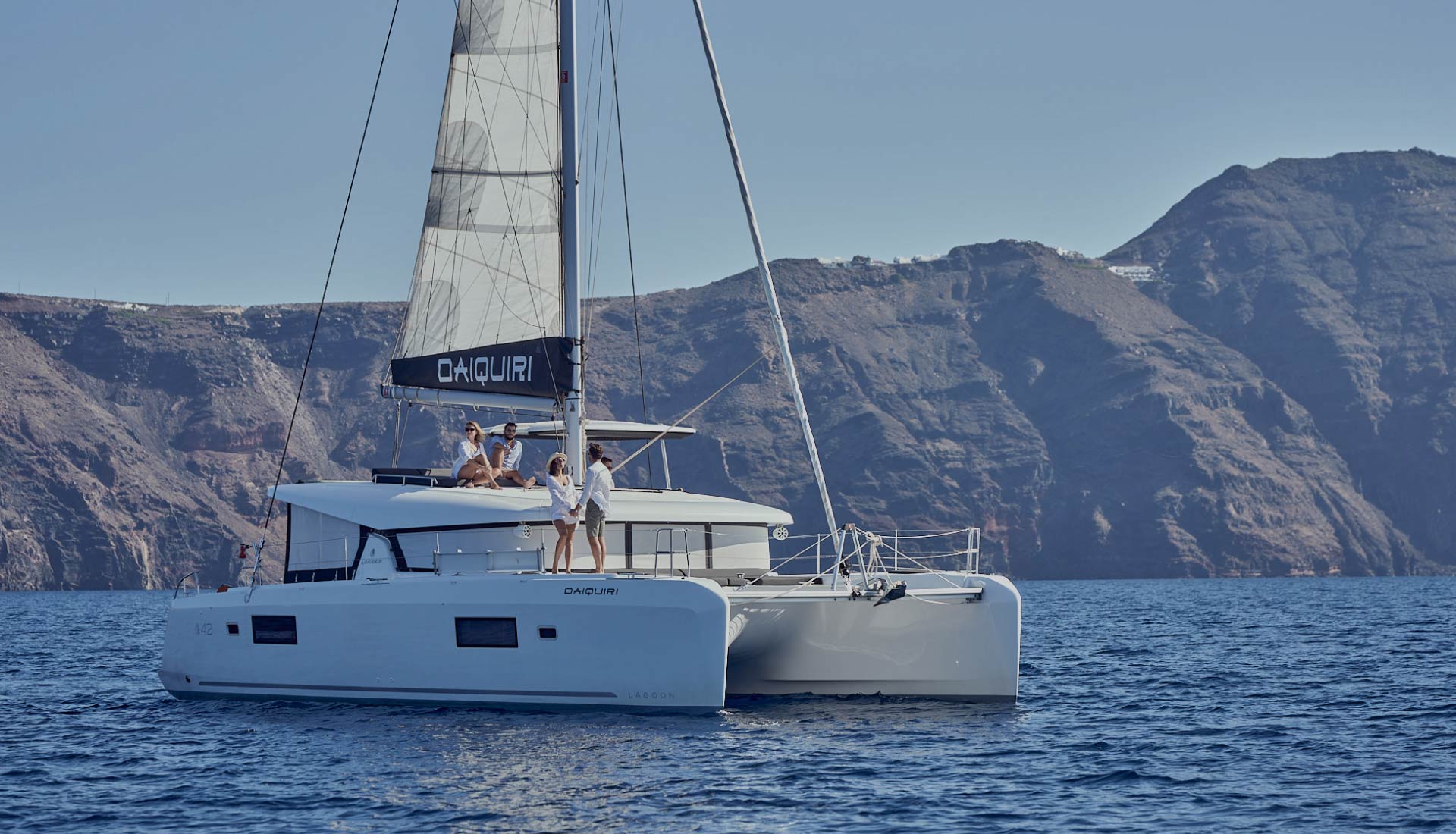 Catamaran Sailing Cruises in Santorini