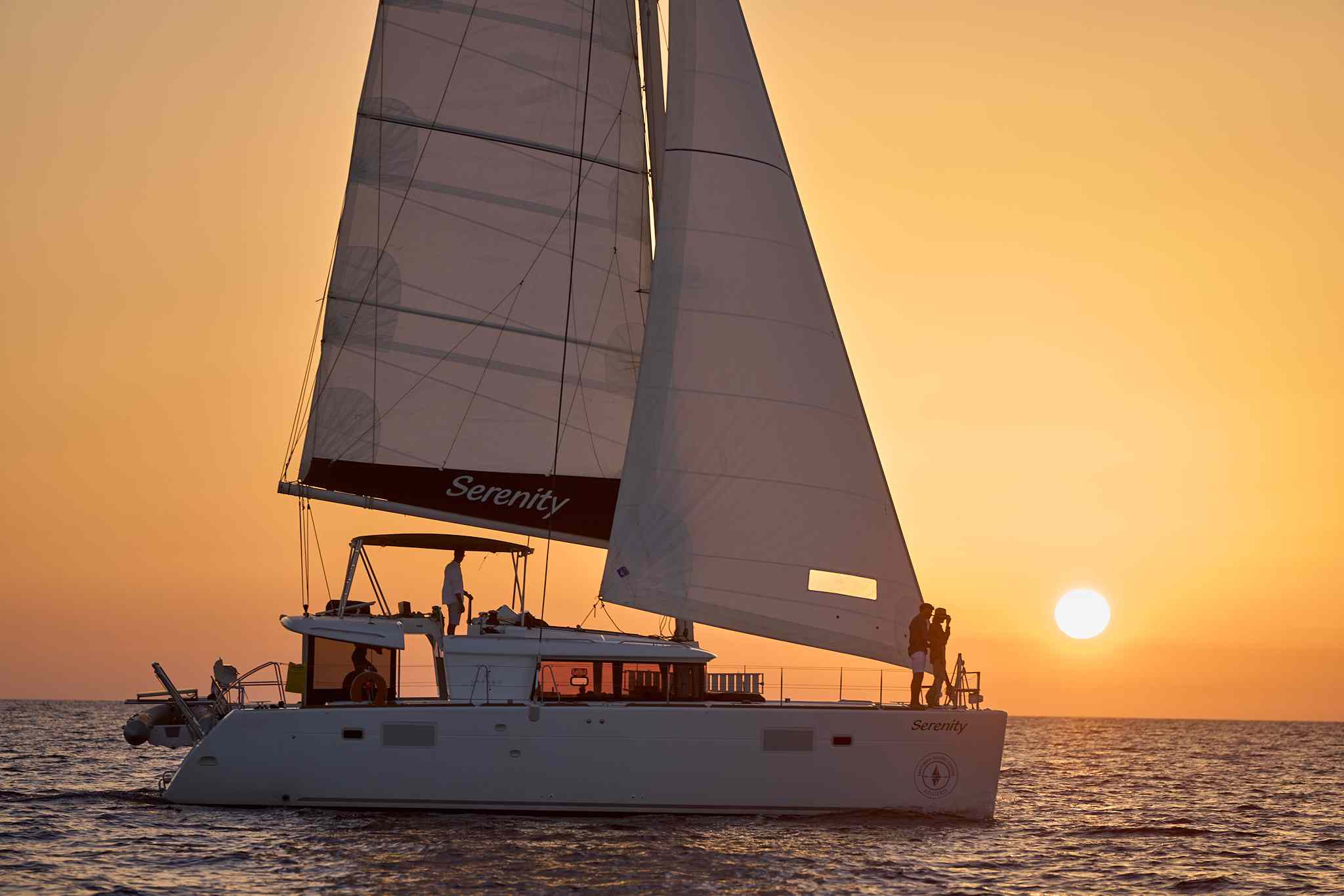 Catamaran Sailing Cruises in Santorini