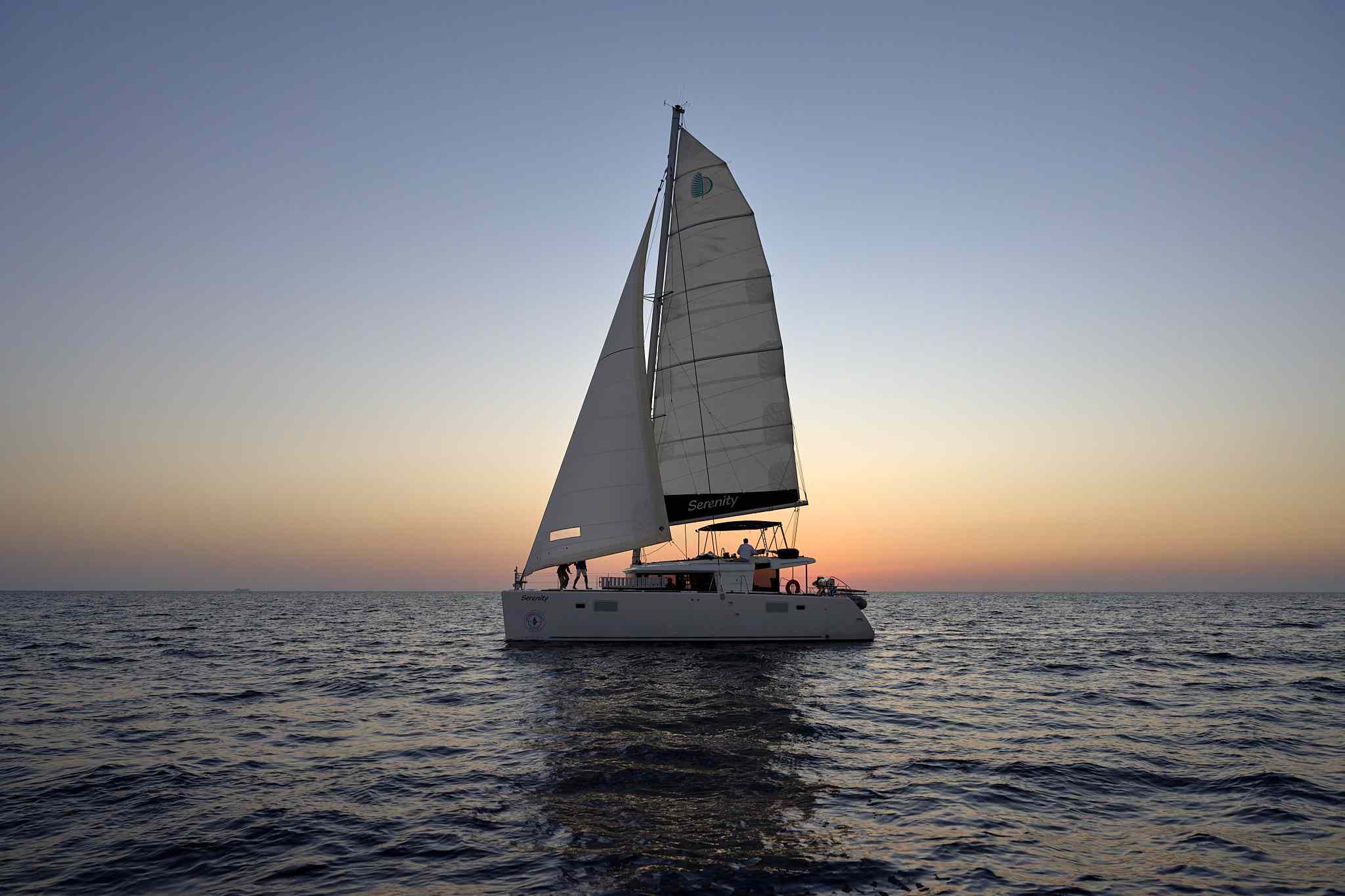 Catamaran Sailing Cruises in Santorini